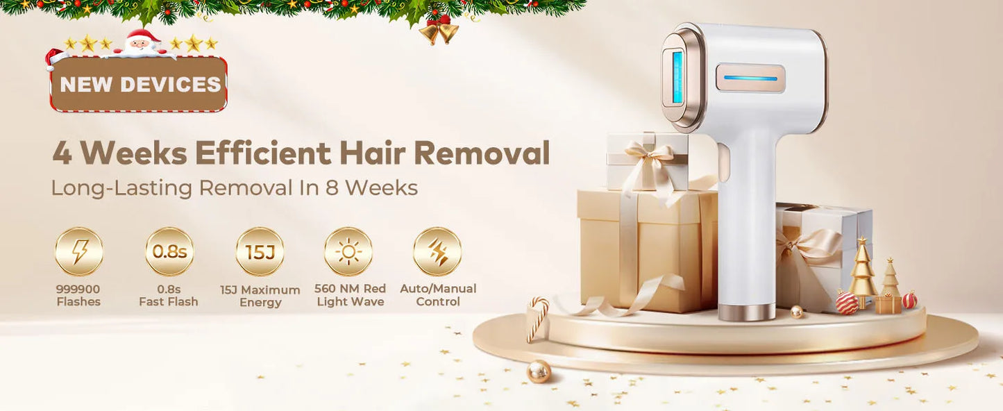 Depiladora IPL GlowiraSkin – Piel suave sin dolor, desde casa