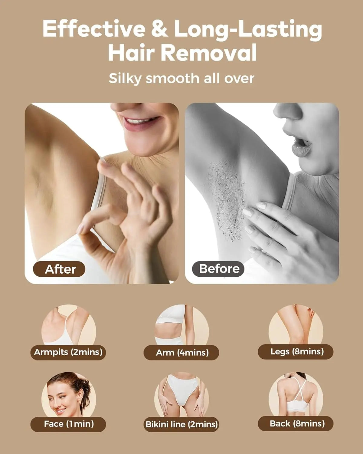 Depiladora IPL GlowiraSkin – Piel suave sin dolor, desde casa